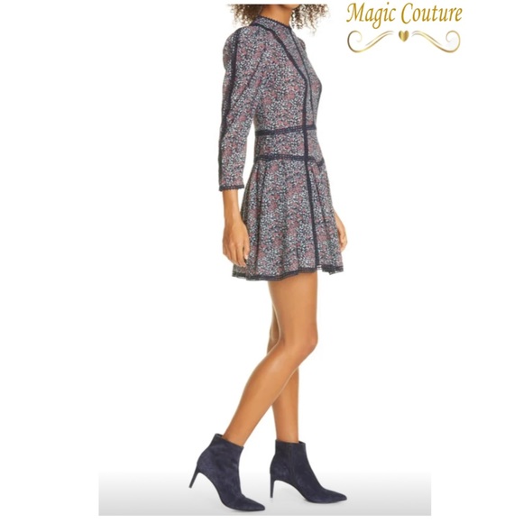 La Vie Rebecca Taylor Lilou Dress in Midnight Navy💙❤️💙 - Picture 2 of 16